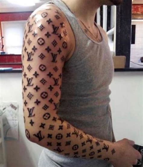 louis vuitton sleeve tattoo.